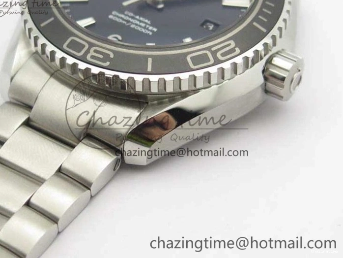 0710 Breathable Planet Ocean Pro Ceramic Bezel 45mm OMF 1:1 Best Edition On SS Bracelet A8500 (Black Balance Wheel) 8140